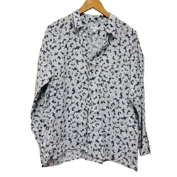 J. Jill Love Linen Essential Shirt - Picture 2 of 13